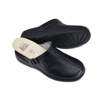 Loosu nahast sandaalid – Mustad