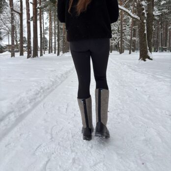 Hallid kõrged viltsaapad 9221