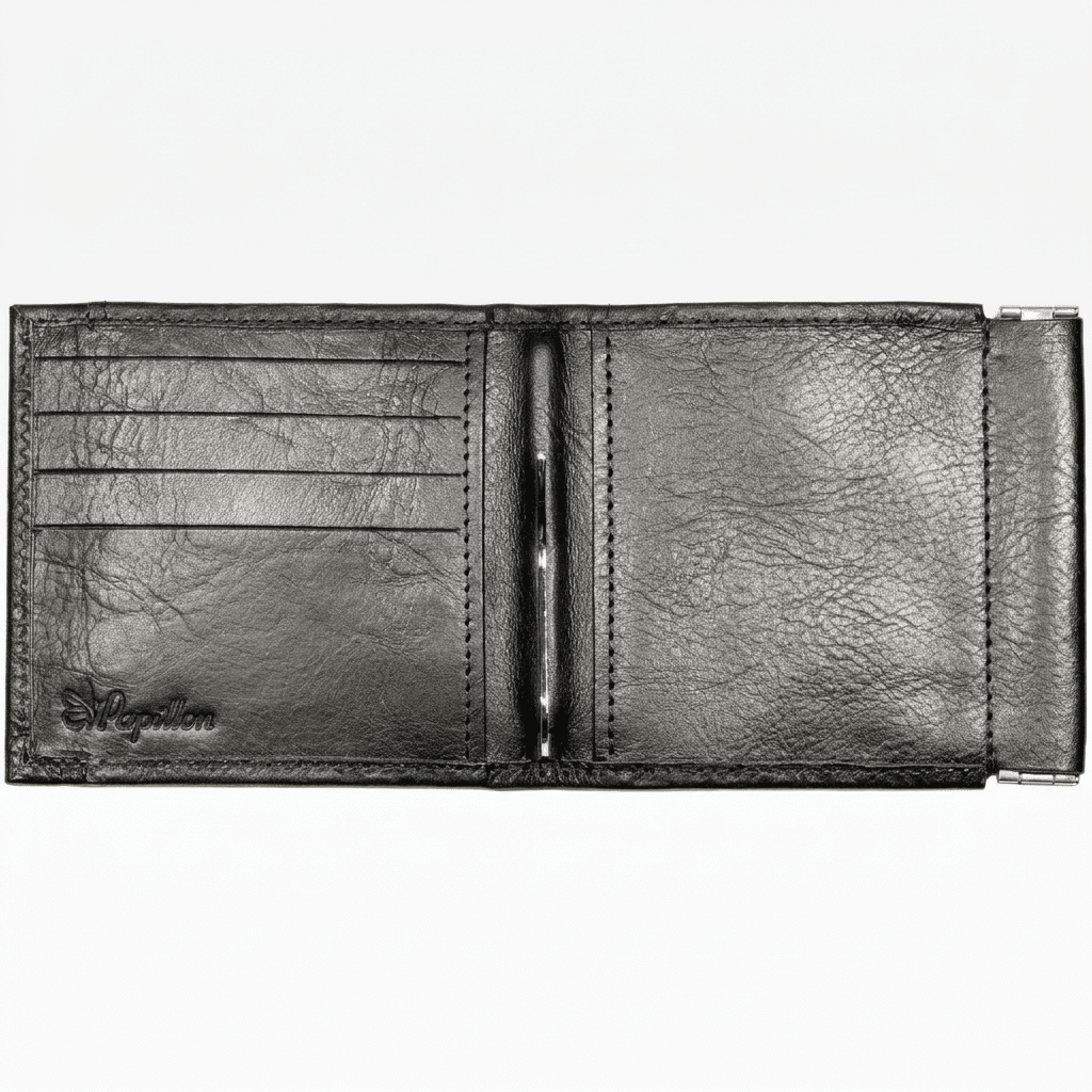 Nahast rahaklambriga rahakott meestele nr 35 - Image 4