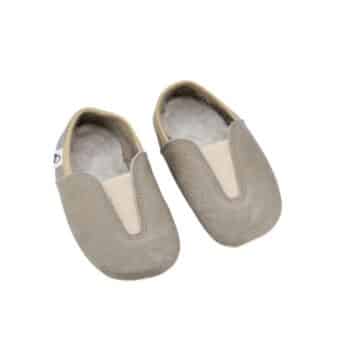 Punsa Barefoot sussid lastele – taaskasutatud nahk, hallid